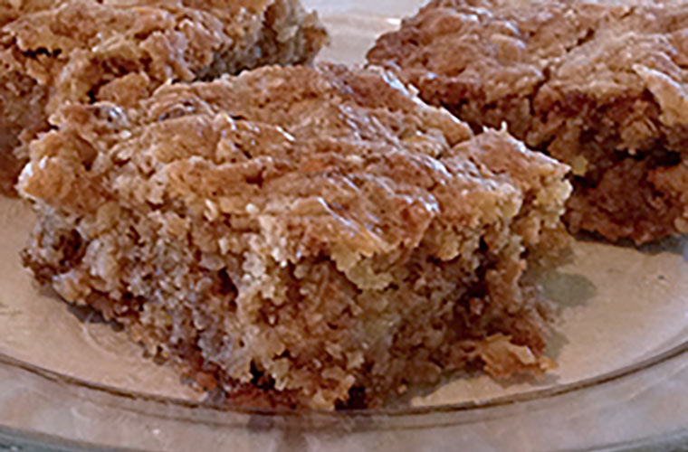 Photo of maple apple bars