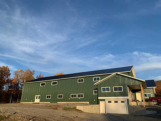 Photo of Sugarhouse exterior in the fall