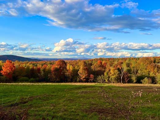 A beautiful autumnal photo of the Branon Family property